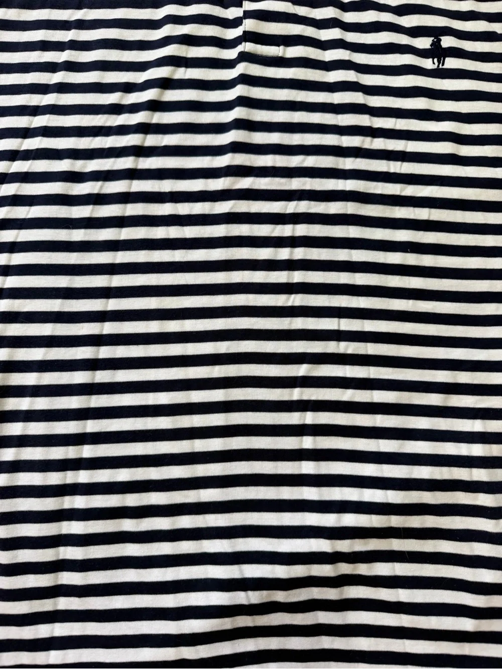 Polo Ralph Lauren Polo Shirt Blue White Striped Pony Short Sleeve Mens Size 3XLT